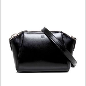 NEW Black Givenchy Antigona Nano in Smooth Leather